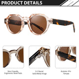 Retro Italian Design Acetate Sunglasses 3115