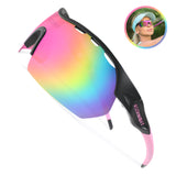ROCKNIGHT HD Polarized Sports Sunglasses Baseball Outdoor Ultralight TR90 Frame Big Lens