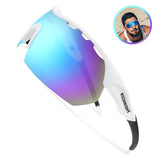 ROCKNIGHT HD Polarized Sports Sunglasses Baseball Outdoor Ultralight TR90 Frame Big Lens